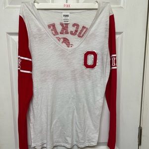 VS Pink OSU Buckeye For Life shirt, size S.